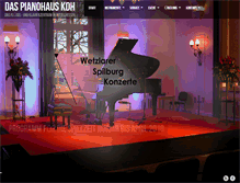 Tablet Screenshot of das-pianohaus.de